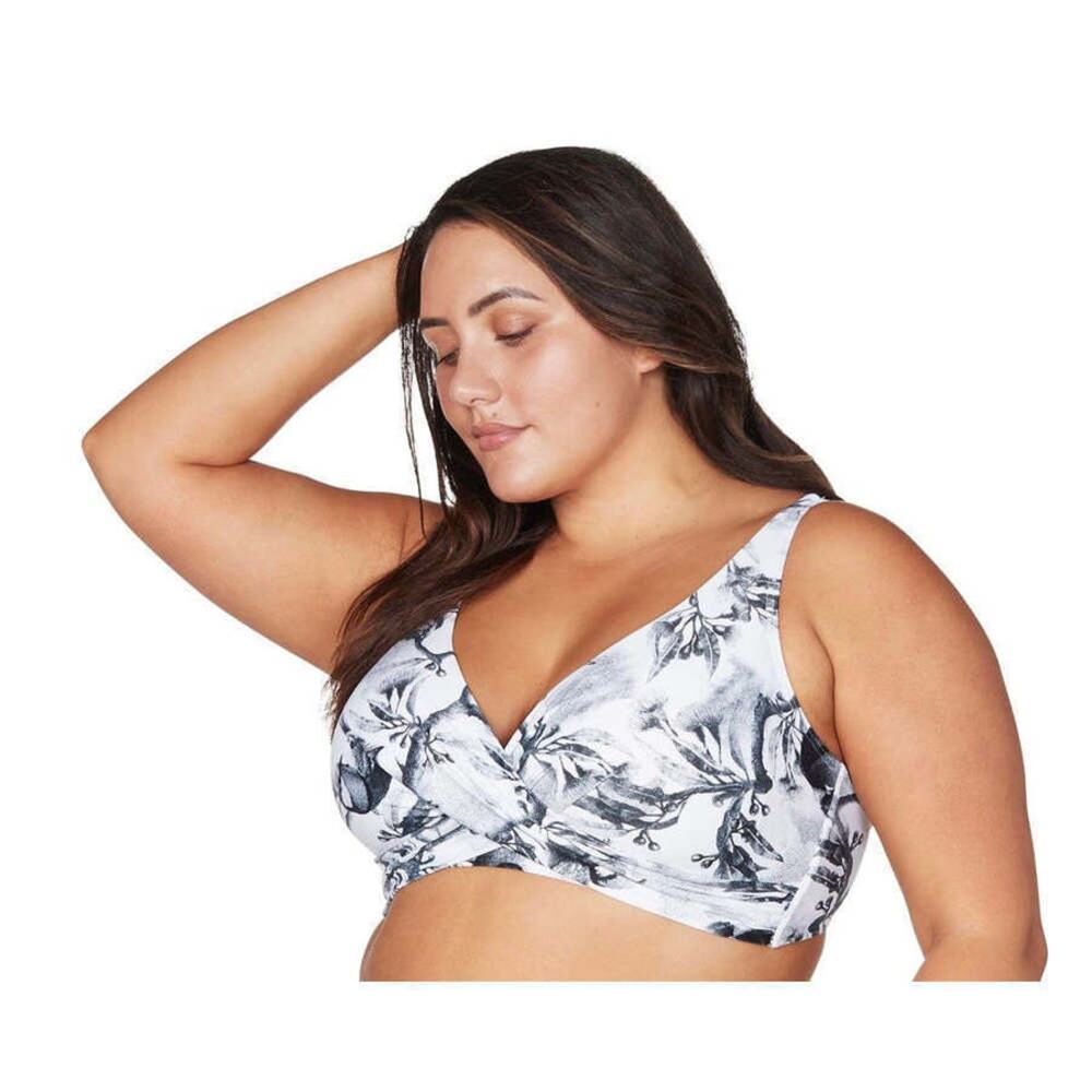 Artesands Maluradae Delacroix Bikini Top SIZE 10 Black White